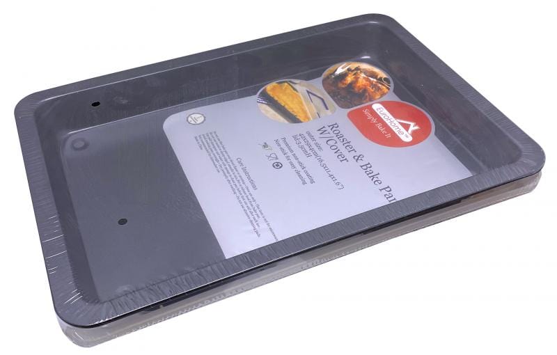 Euro-Ware Inc Bakeware Rect. Roasting Pan w/Cover 17 x 12 x 1.5"