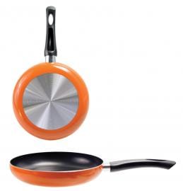 Euro-Ware Inc Orange Non-Stick Aluminum Fry Pans - 8 inch (20cm)