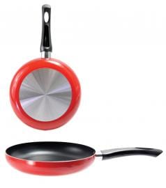 Euro-Ware Inc Yellow Non-Stick Aluminum Fry Pans - 8 inch (20cm)