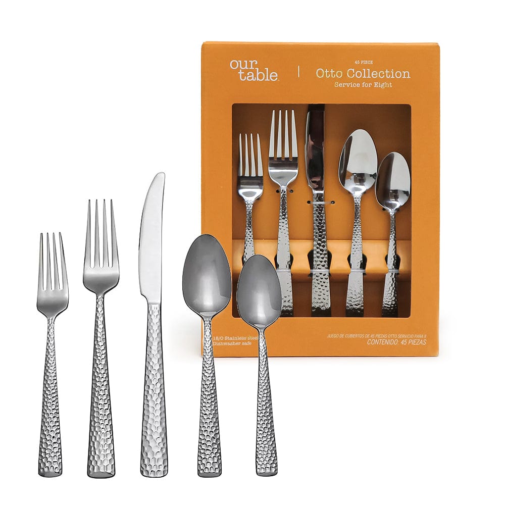 Our Table Flatware BBB 45PC FLTWRE SET 3.5MM OTTO