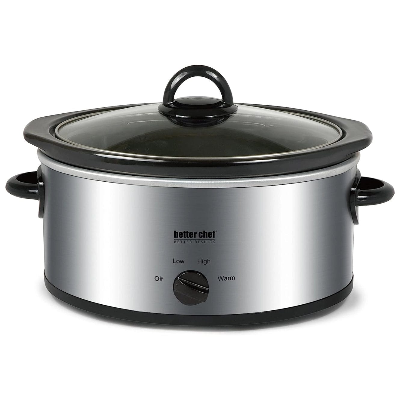 Better Chef Small Appliance Silver Better Chef 3-Qt Slow Cooker W Removable Crock - Refurbished