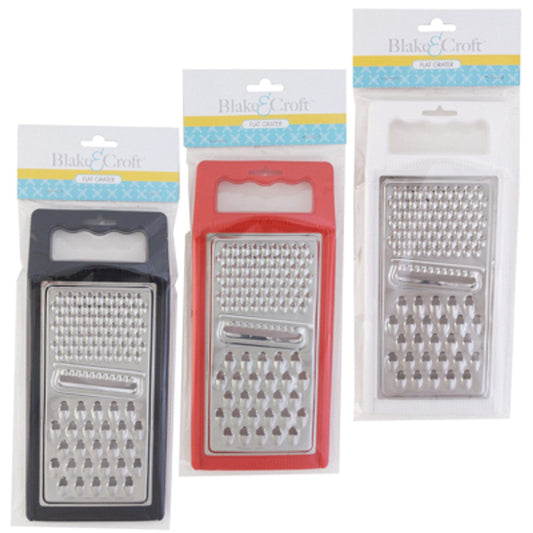 Blake&Croft Kitchen Gadgets GRATER FLAT 3 GRATING TEXTURES 10IN 3ASST COLOR GRATER FLAT 3 GRATING TEXTURES 10IN 3ASST COLOR