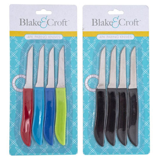 Blake&Croft Kitchen Gadgets KNIFE PARING 4PK 5.75IN ASSRT KNIFE PARING 4PK 5.75IN ASSRT