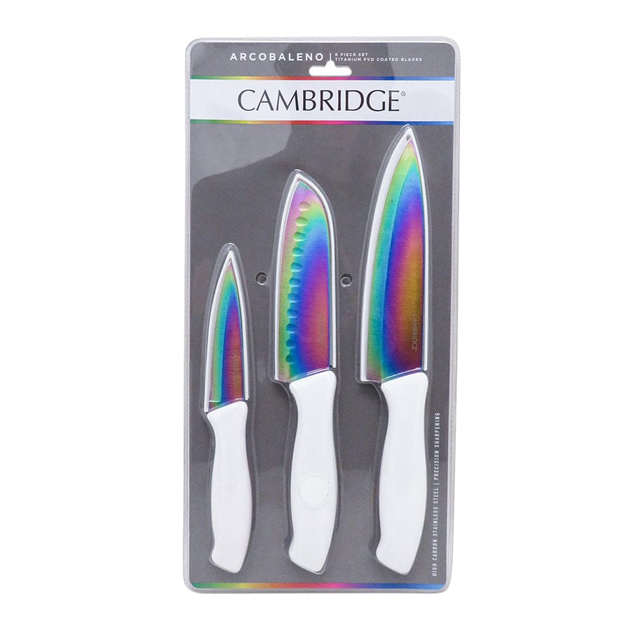 CAMBRIDGE Knives and Sets 6PC KNIFE SET RNBW ACROBALENO