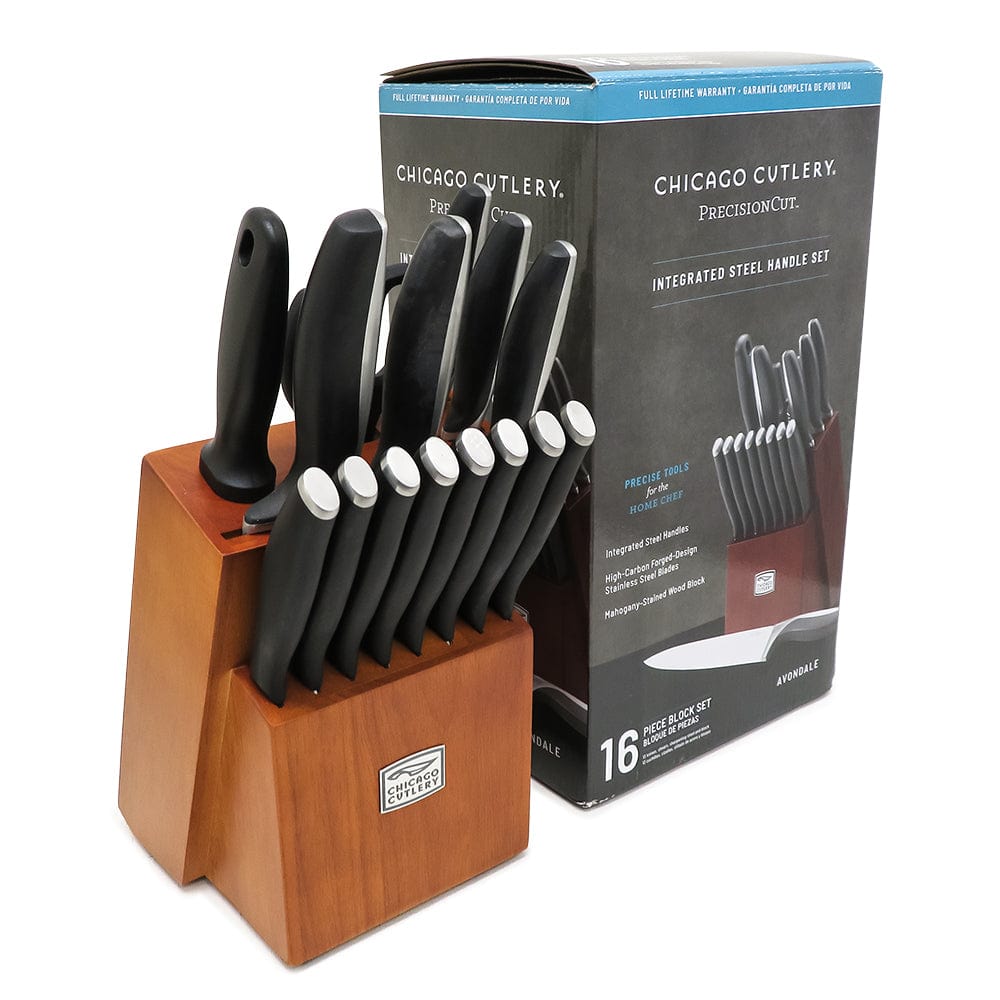 Chicago Cutlery Knives and Sets 16 PIECE KNIFE BLOCK SET – AVONDALE