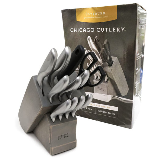 Chicago Cutlery Knives and Sets CHICAGO CTLRY 12PC KNIFE BLOCK