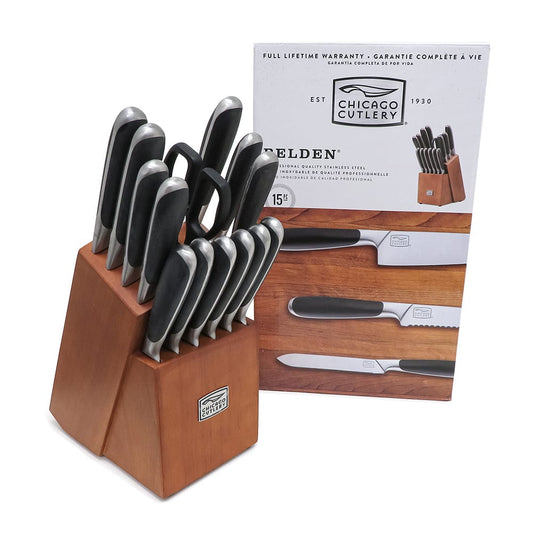 Chicago Cutlery Knives and Sets CHICAGO CTLRY 15PC BLOCK SET