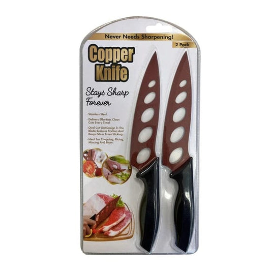 Copper Knife Knives and Sets Stainless Steel Sharp Forever Copper Knife 2 Pack