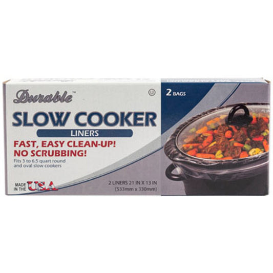 DURABLE SLOW COOKER LINERS 2PK SLOW COOKER LINERS 2PK