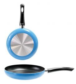 Euro-Ware Inc Blue Non-Stick Aluminum Fry Pans - 8 inch (20cm)