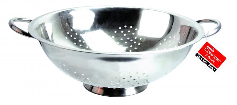 Euro-Ware Inc Gadgets 3 Quart Stainless Steel Colander