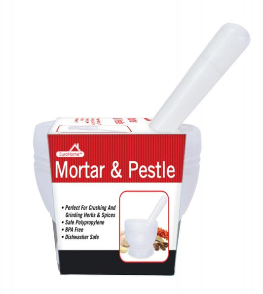 Euro-Ware Inc Kitchen Gadgets Mortar & Pestle – White Marble Design