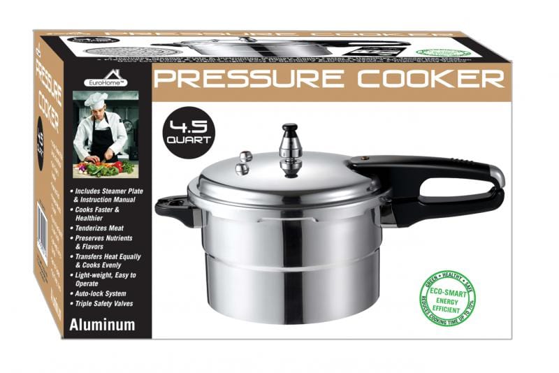 Euro-Ware Inc Pans 4.5 Qt Aluminum Pressure Cooker