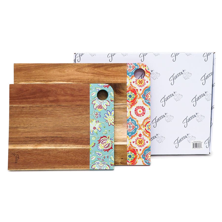 Fiesta Gadgets 2PC CUTTING BOARD SET FLORAL