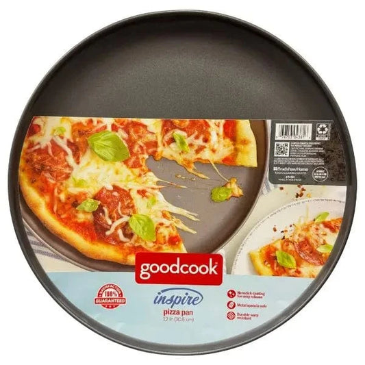 GoodCook Bakeware Goodcook Pizza Pan - 12" Inspire Nonstick Metal Spatula Safe Goodcook Pizza Pan - 12" Inspire Nonstick Metal Spatula Safe