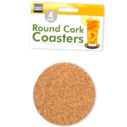 Handy Helpers Coffee Accessories Round Cork Coasters