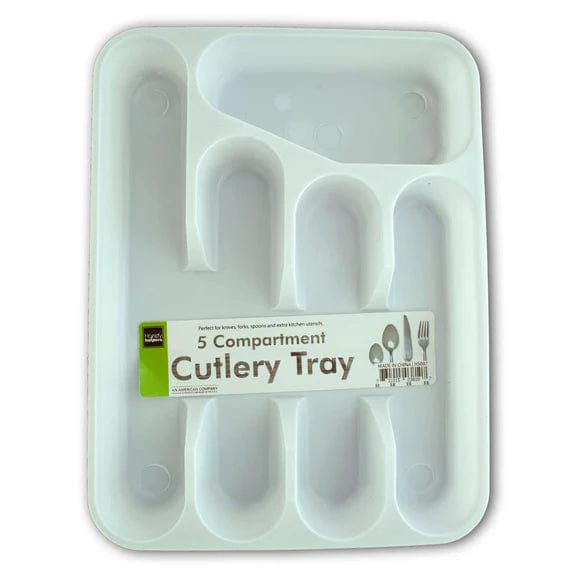 Handy Helpers Cutlery 5 Compartment Cutlery Tray Asst.