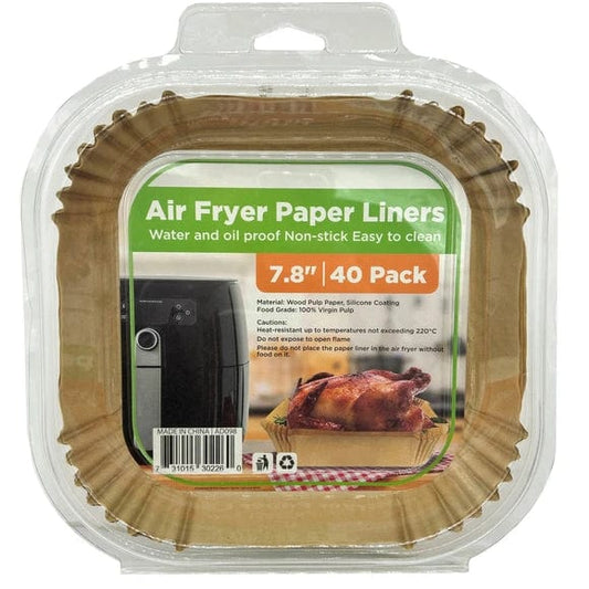 Handy Helpers Kitchen Gadgets 7.8" 40 Pack Air Fryer Liners