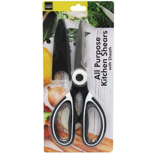 Handy Helpers Kitchen Gadgets All-Purpose Kitchen Shears Scissors with Protective Sheath