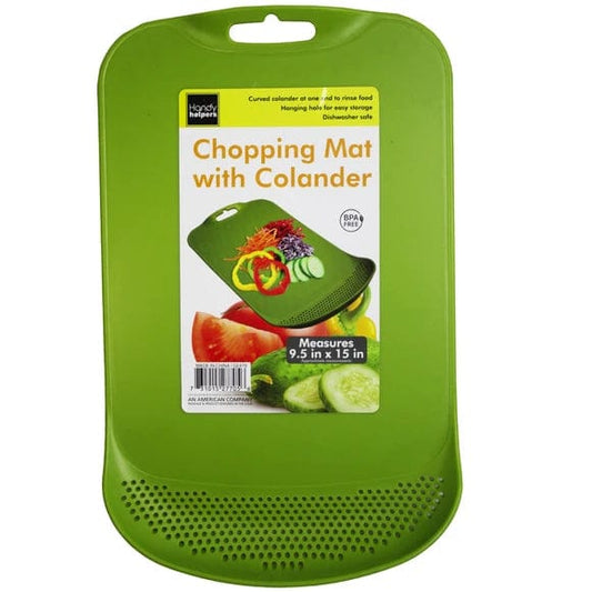 Handy Helpers Kitchen Gadgets Chopping Mat with Colander
