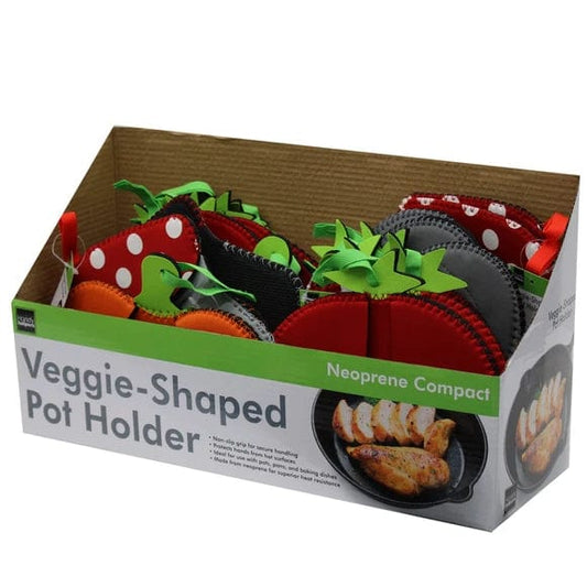 Handy Helpers Kitchen Gadgets Neoprene Compact Veggie-Shaped Pot Holder