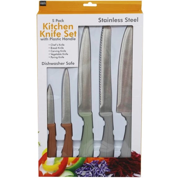 Handy Helpers Knives and Sets 5 pack Kitchen Knife Set