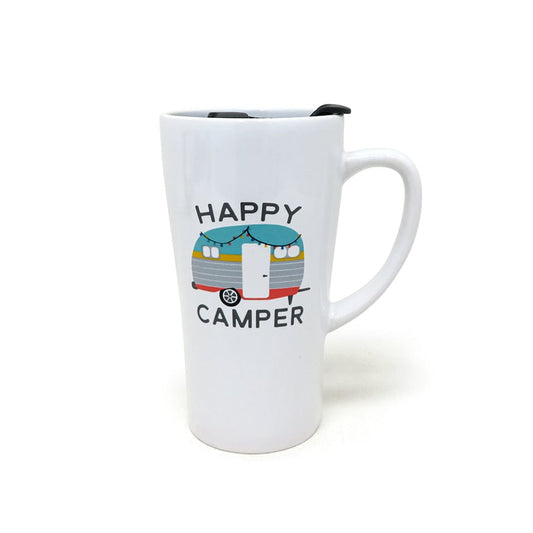 HCG Mugs 16 OZ LATTE MUG (Happy Camper)