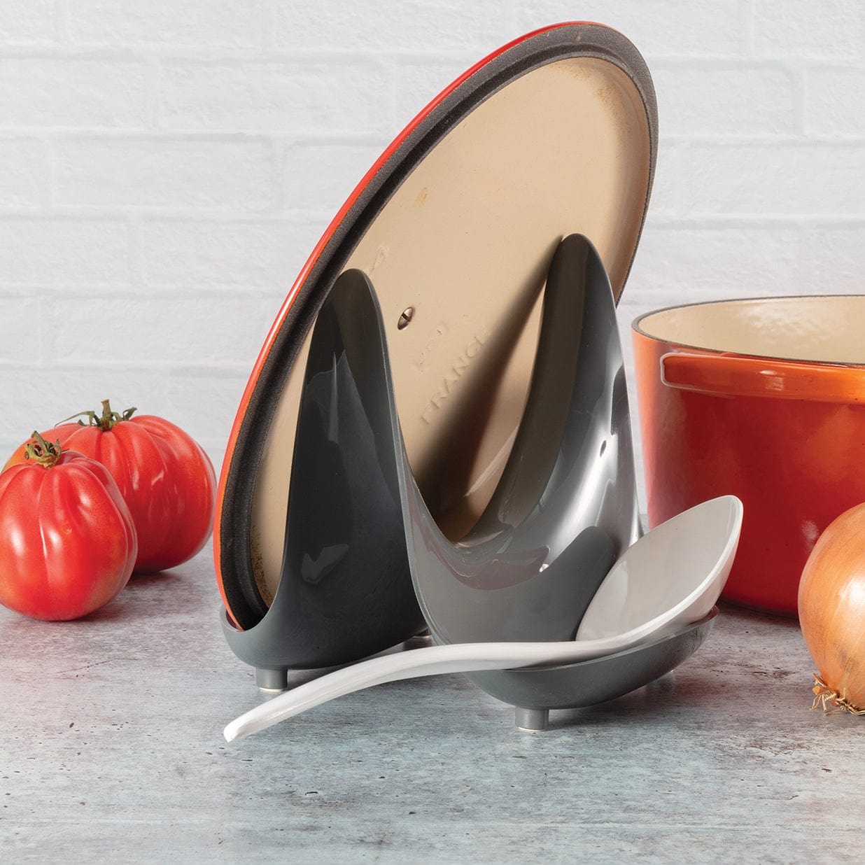 Hutzler Pot Lit Stand & Utensil Rest Pot Lit Stand & Utensil Rest