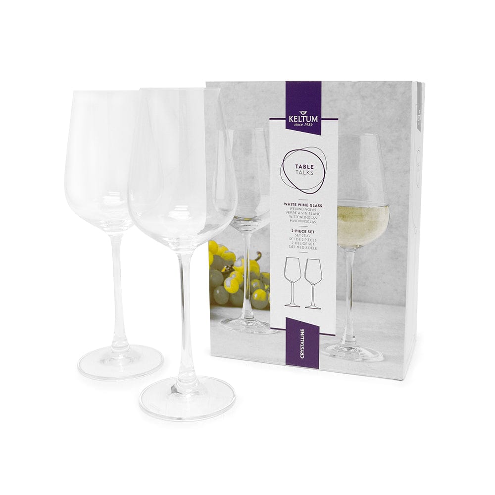 Keltum Drinkware 2-PIECE WHITE WINE GLASSES