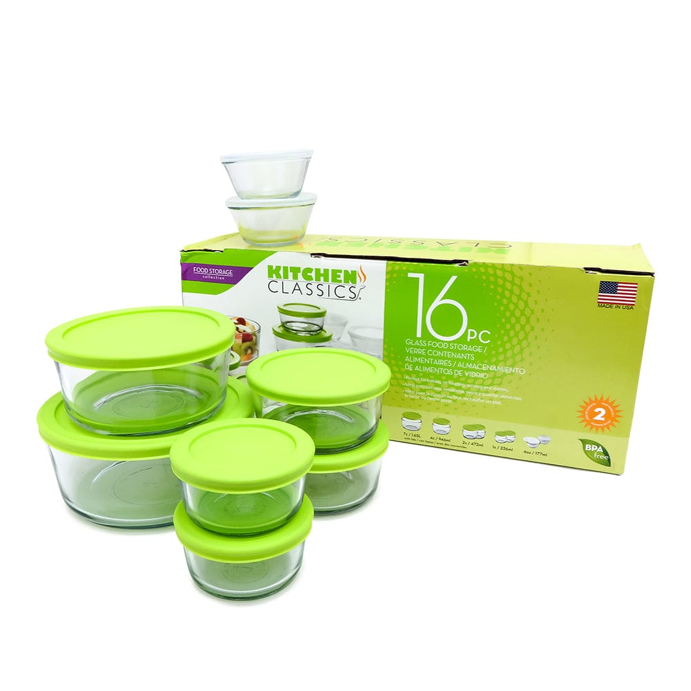 Kitchen Classics Food Storage 16PC STORAGE SET,KC