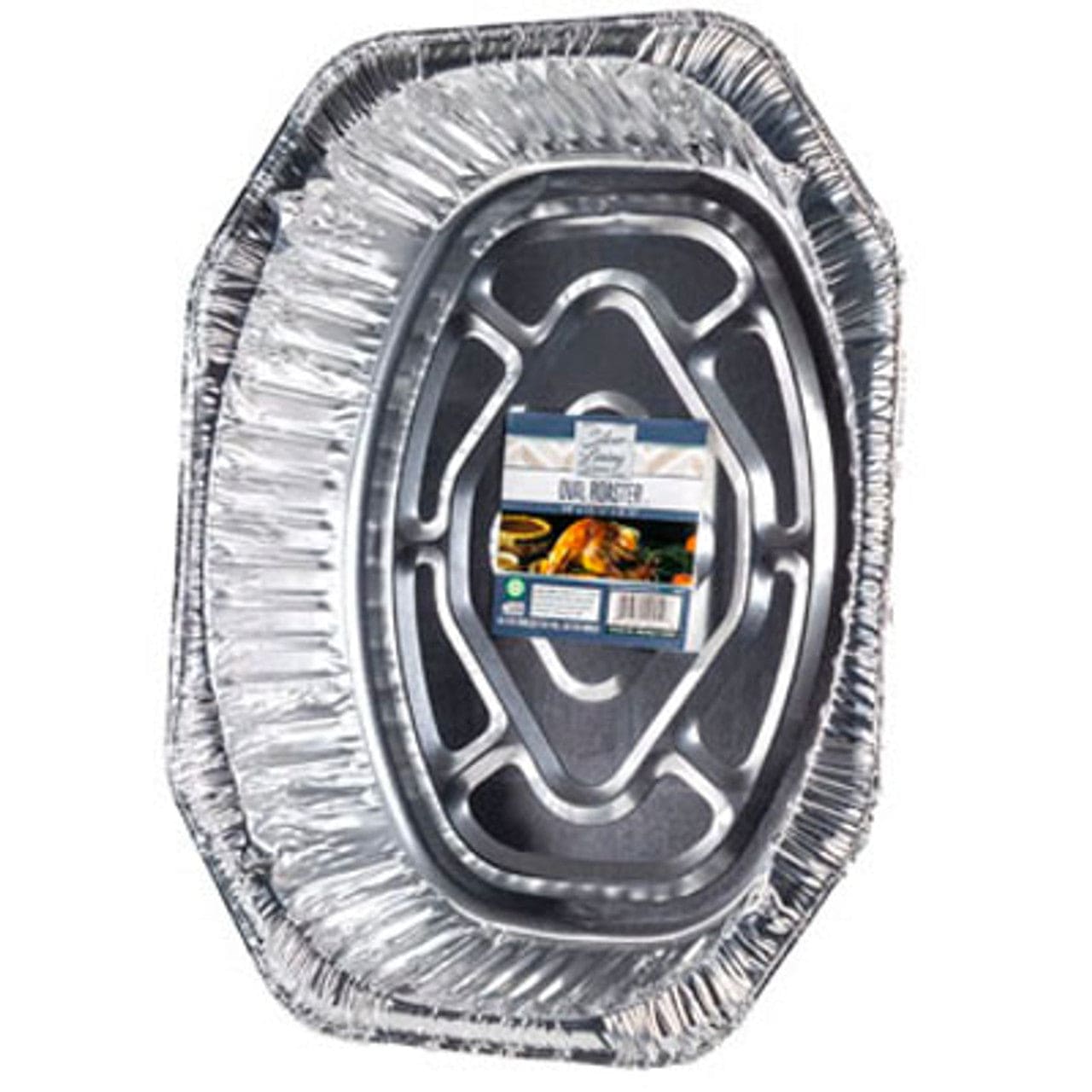 Kitchen Closeout Roasters ALUMINUM ROASTER OVAL XTRALARGE 16 X 13 X 3-3/8 ALUMINUM ROASTER OVAL XTRALARGE 16 X 13 X 3-3/8