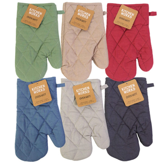 Kitchen Works Mitts & Pot Holders OVEN MITT ASSRT COLORS OVEN MITT ASSRT COLORS
