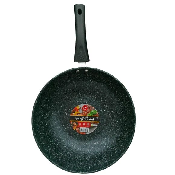 Kole Imports Cookware 12.2" Multi-Purpose Nonstick Pan Wok with Helper Handle