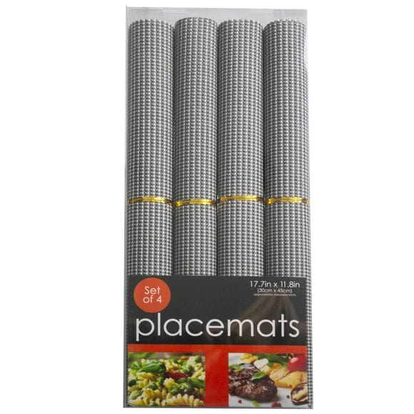 Kole Imports Placemats 4 Piece Rolled Placemats