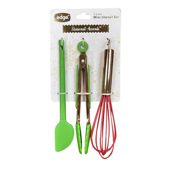 Lifestyle Kitchen Gadgets 3 Piece Holiday Themed Mini Kitchen Tool Set