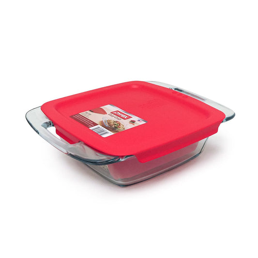Pyrex Bakeware PYREX 8X8" SQR LID EASY GRAB
