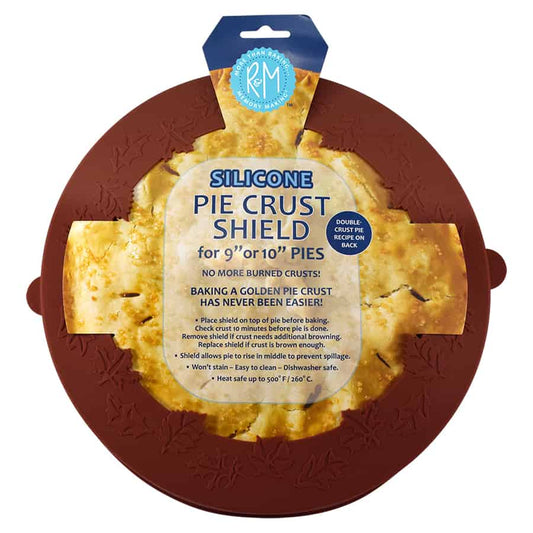 R&M International Baking Pie Crust Shield Silicone Pie Crust Shield Silicone