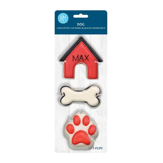 R&M International Dog 3pc Cookie Cutter Dog 3pc Cookie Cutter