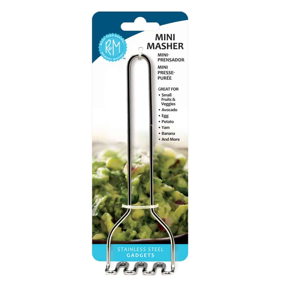 R&M International Gadgets Mini Potato Masher Carded
