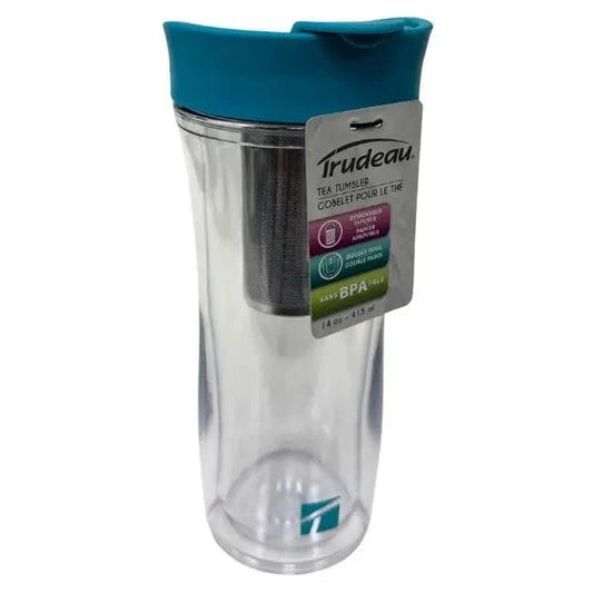 Trudeau Drinkware Trudeau Mason Tea Tumbler Double Walled Trudeau Mason Tea Tumbler Double Walled
